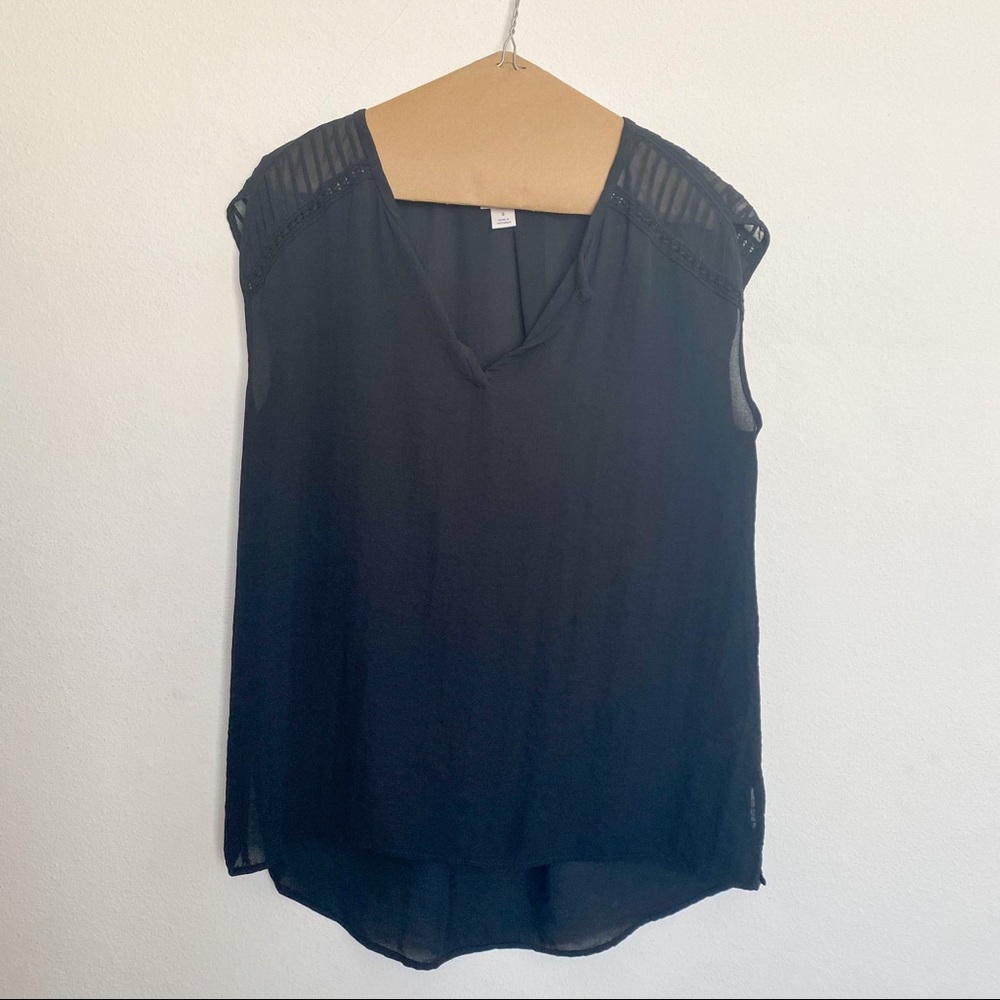 STYLUS BLACK SMALL BLOUSE